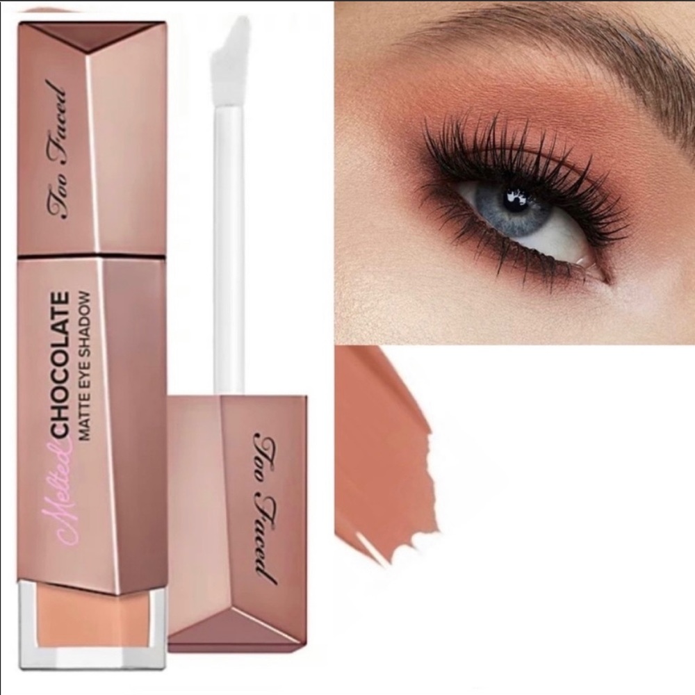 Too Faced Melted Chocolate Matte Eyeshadow in Shade Chocolate Malt, .16 FL. OZ.
